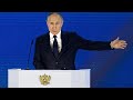 Vladimir Poutine intime ses rivaux de ne pas franchir la "ligne rouge" dans son discours annuel