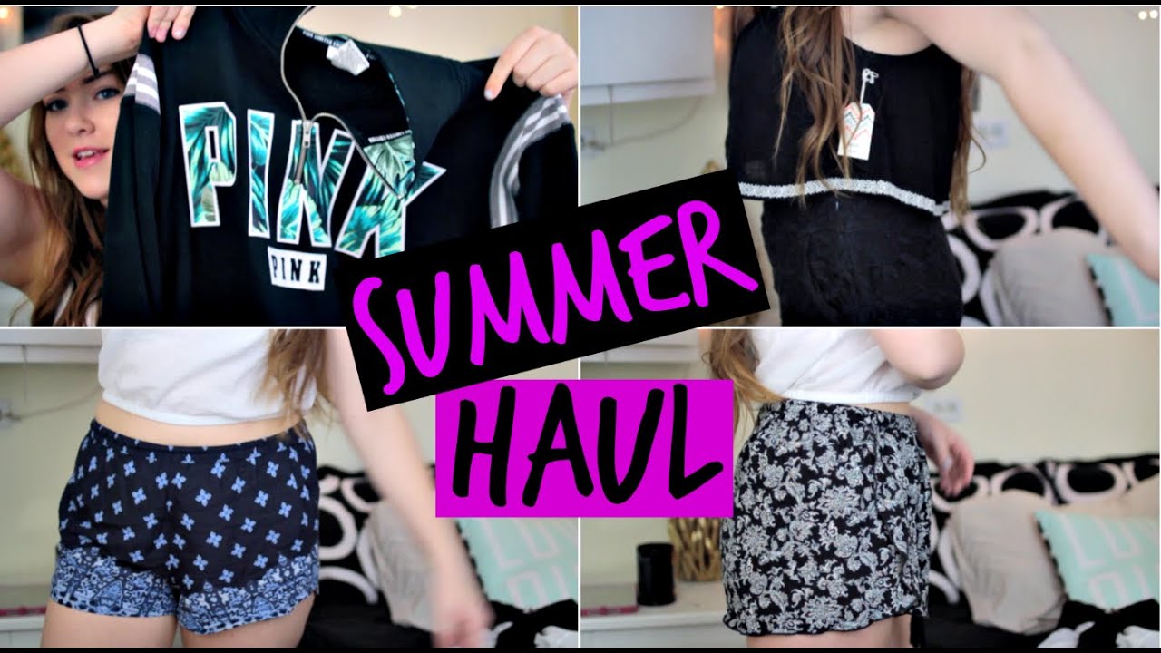 Summer|Try-on Haul! A&F, Pink, and More! - YouTube