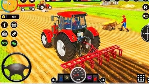 Modern Tractor Farming Driving Simulator 3D - New Tractor Games - Android Gameplay