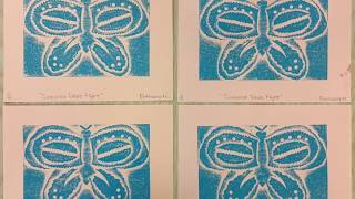 2nd Grade Butterfly Collagraph