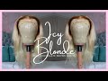 ICY BLONDE W/ BROWN ROOTS ON 613 LACE FRONTAL WIG (BEGINNER FRIENDLY) FT. YOLISSA HAIR | SHANICE J.