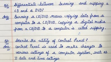 More On Windows || Class - 5 || Computer || Question / Answers 👍