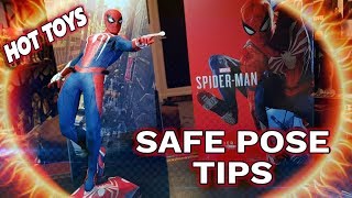 SAFE DISPLAY POSES FOR HOT TOYS SPIDER-MAN PS4 ADVANCED SUIT FIGURE. -  YouTube
