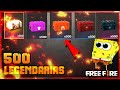 ABRO MAS DE 500 CAJAS LEGENDARIAS CON LA MEJOR SUERTE EN TODO FREE FIRE!!!