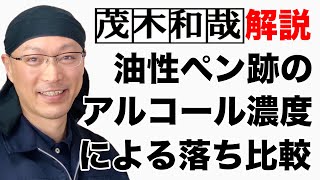 除菌アルコールVS無水エタノール！油性ペンの落書き落としにオススメなのはどっち！【茂木和哉解説】