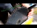 Sharpening a Forester Chain Saw Blade | Husqvarna 323R Brush Cutter