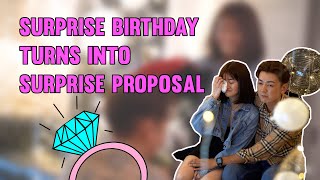 Surprise Birthday Turns Into Surprise Proposal - Zakk and Hui Juan