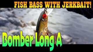 [Bomber Long A] How to catch BASS [BASS FISHING]