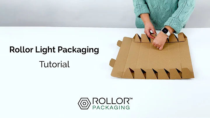 TUTORIAL Rollor Light Packaging | Innovative & creative solution for e-commerce products
