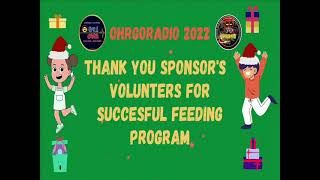 OHRGORADIO FEEDING PROGRAM FOR KIDS CHRISTMAS 2022