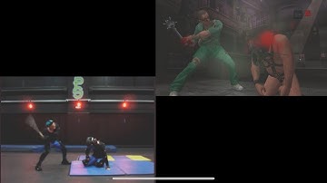 Manhunt 2 motion capture behind the scene side by side