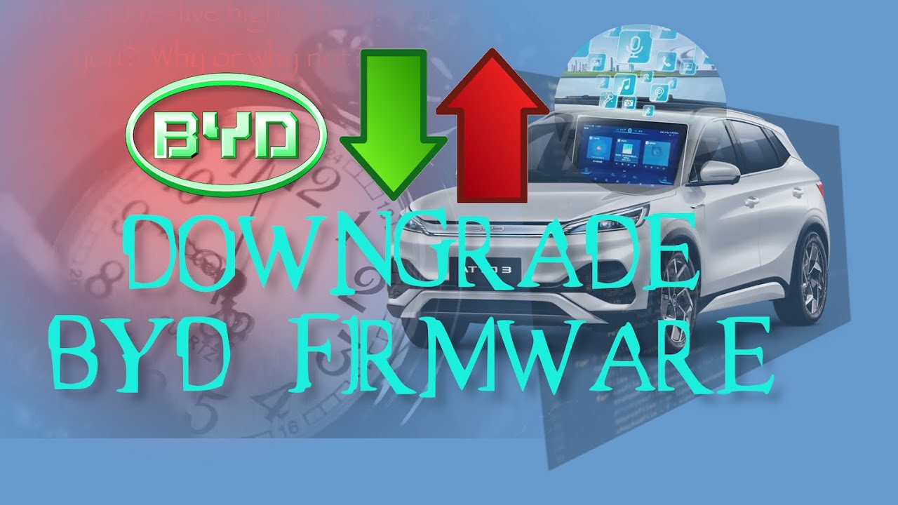 Downgrade BYD entertainment firmware - YouTube