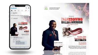 My Thoughts On How To Design A Proffesional Church Flyer With An Android Phone || Pixellab Tutorial screenshot 4