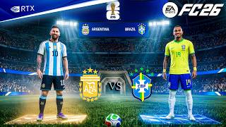 FIFA 26 - Argentina vs Brasil - FIFA World Cup 2026 Qualifiers | PC™ Gameplay [4K60fps]