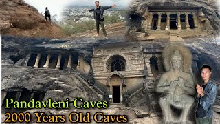 Visited 2000 Years Old Buddhist Caves || Padavleni Caves || पांडवलेनी गुफा || Mountain Trekking