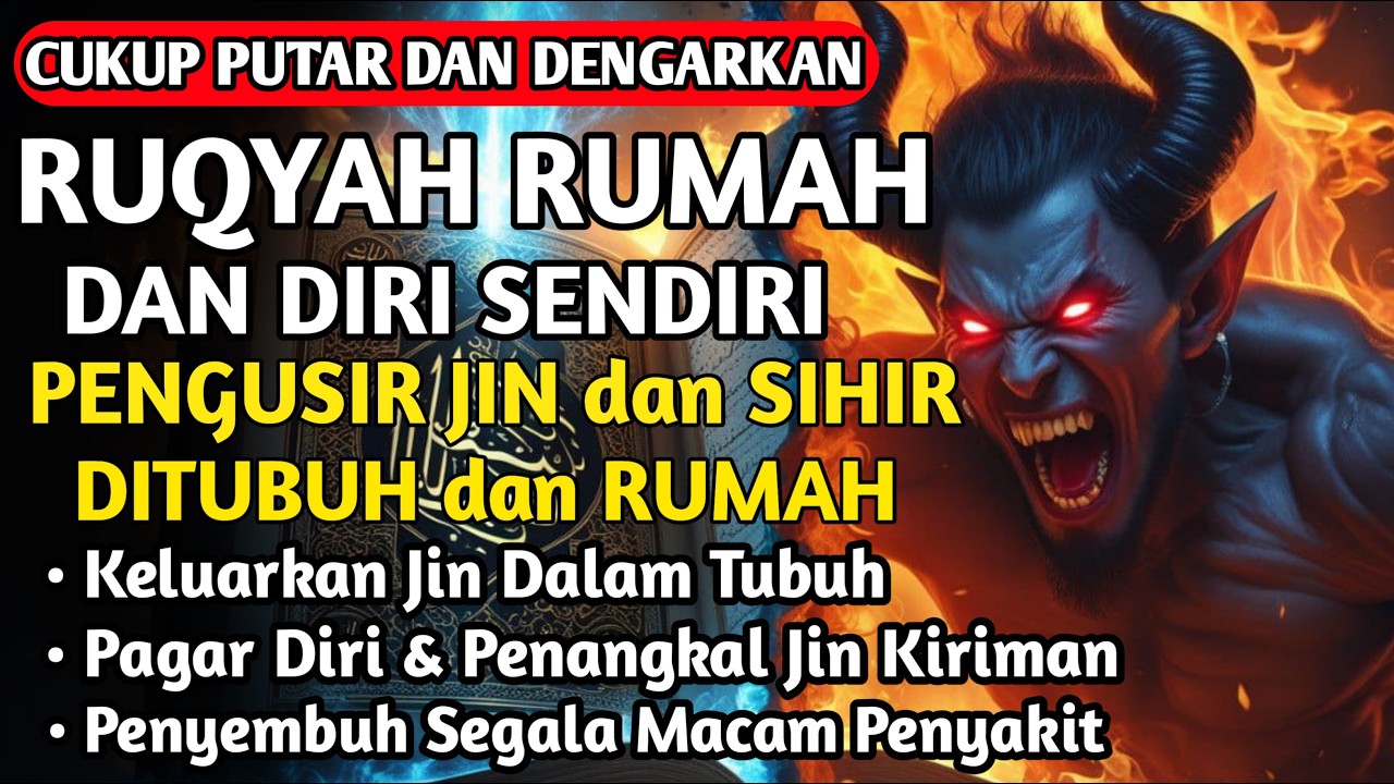 RUQIYAH RUMAH PENGUSIR JIN, SETAN & SIHIR & TUBUH, PENENANG HATI & FIKIRAN l BY ALA AQEL