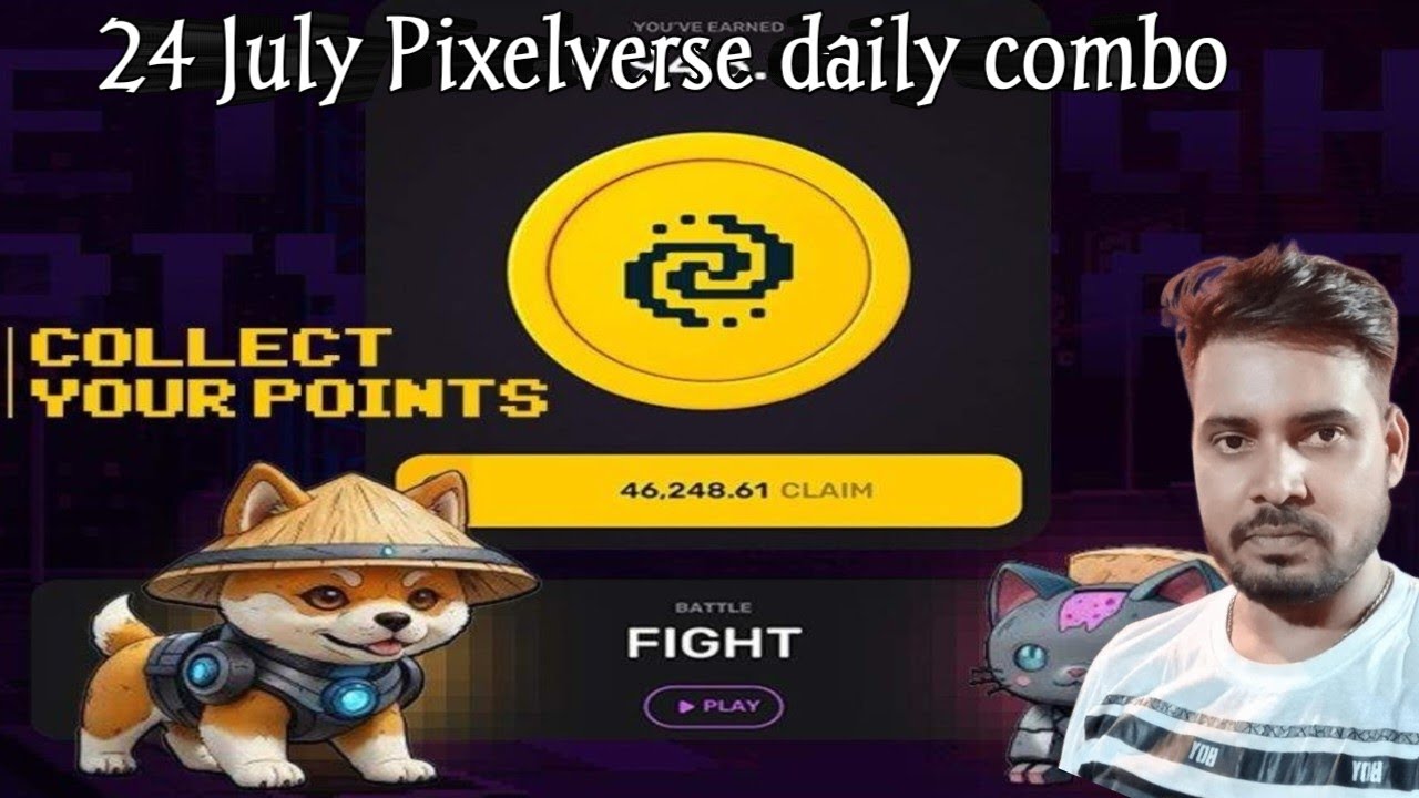 24 July Daily combo Pixelverse Today | Pixelverse Today 24 July Daily Combo | Pixelverse daily combo