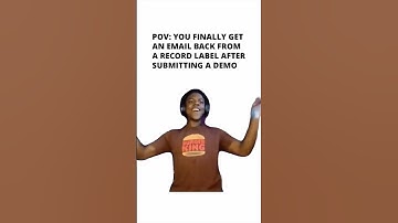 POV: You Get an Email from a Label after Submitting a Demo