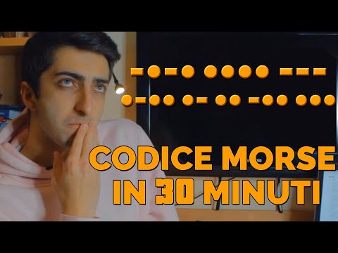 Video: Come Imparare il Codice Morse: 6 Passaggi (con Immagini)