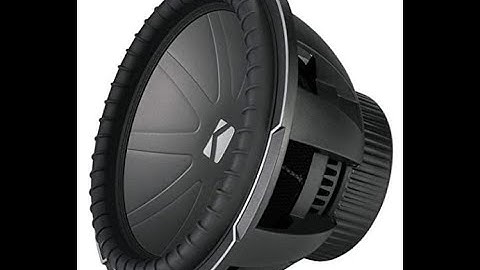 Kicker Comp Q series 12" D4 Subwoofer review & Tear Down @RobotUnderground  Still Turdiful