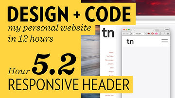 Design + Code — Hour 5.2: Responsive Header