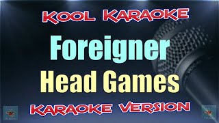 Foreigner - Head Games (Karaoke version) VT