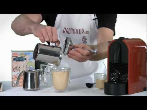 Stainless Steel Milk Frother and Pitcher