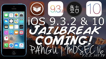 iOS 9.3.2 / iOS 10 Jailbreak ANNOUNCED - PANGU MOSEC 2016 - DOWNGRADE TO 9.3.2 NOW!