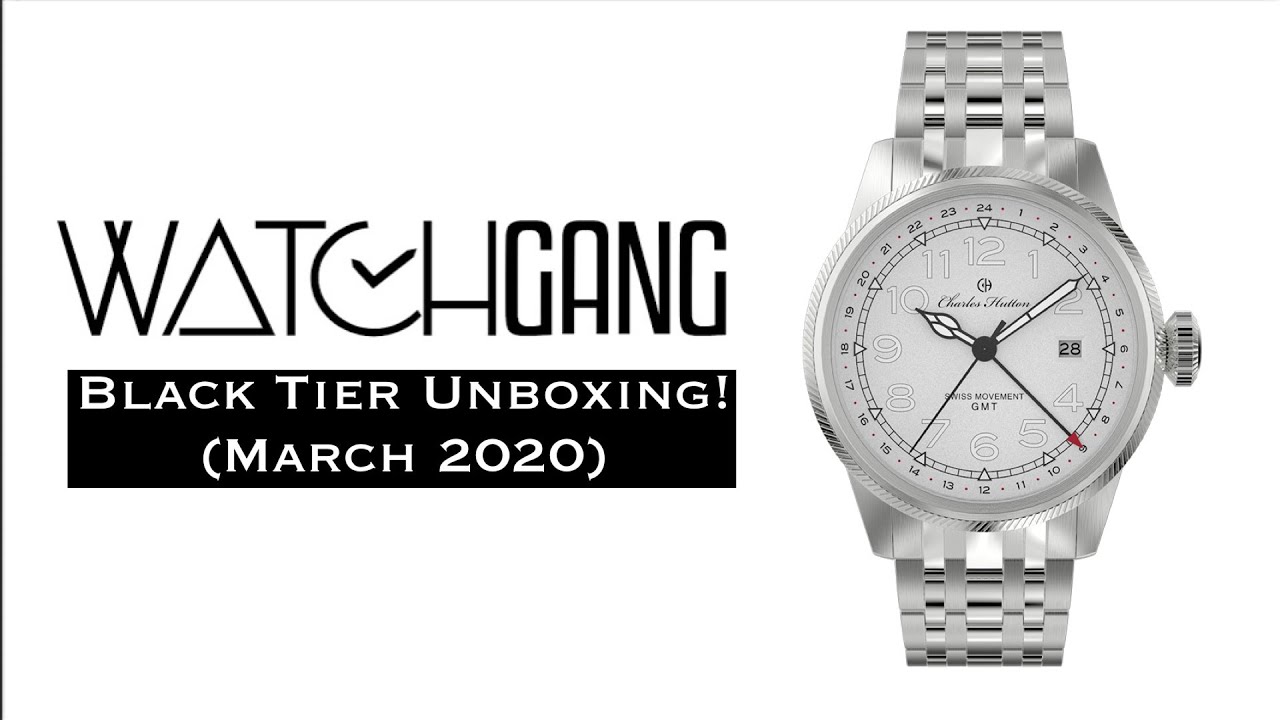Watch Gang Black Tier Unboxing! (March 2020) YouTube