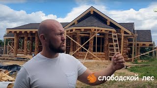 Баня Hybrid Post &amp; Beam &quot;Слободской лес&quot; Макарьево (Тверская обл.)