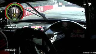 Onboard Jamie Whincup - Adelaide Street Circuit V8Sc 2013 Clipsal 500 Race