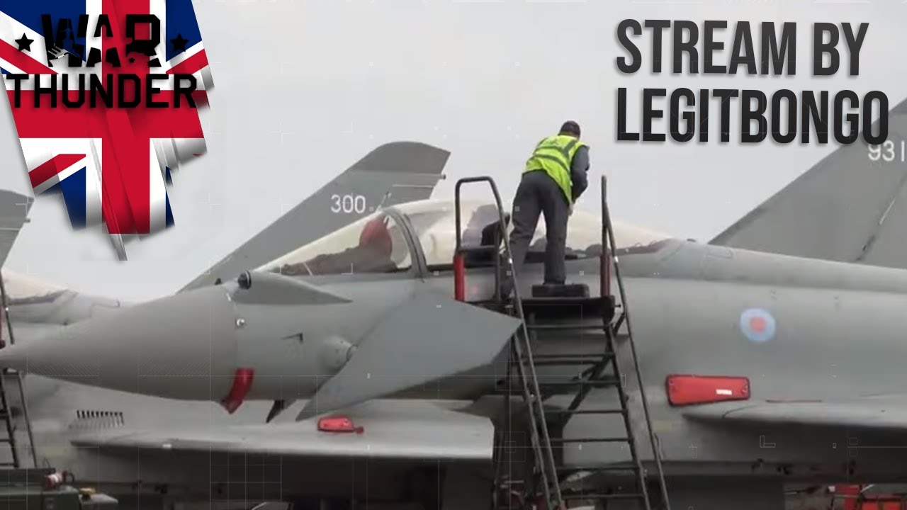 Штурмим авиацию на Typhoon FGR.4 в #warthunder 1440р