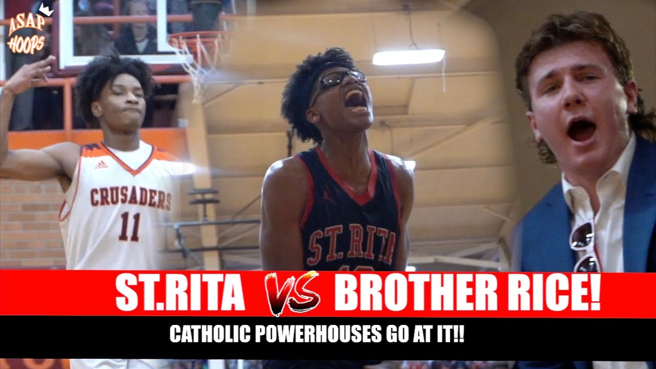 Santa Rita Rice ST. RITA VS BROTHER RICE | Catholic powerhouses go at it !! - YouTube