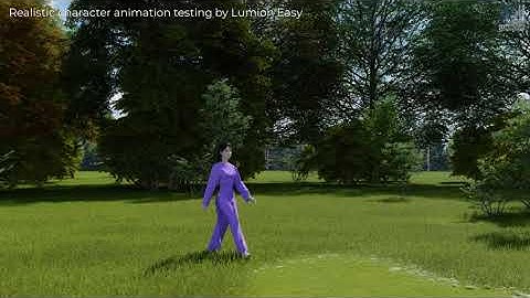 Realistic character animation test | Lumion Easy