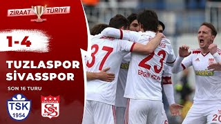 Tuzlaspor 1-4 Sivasspor Maç Özeti (Ziraat Türkiye Kupası Son 16 Turu) 04.02.2017