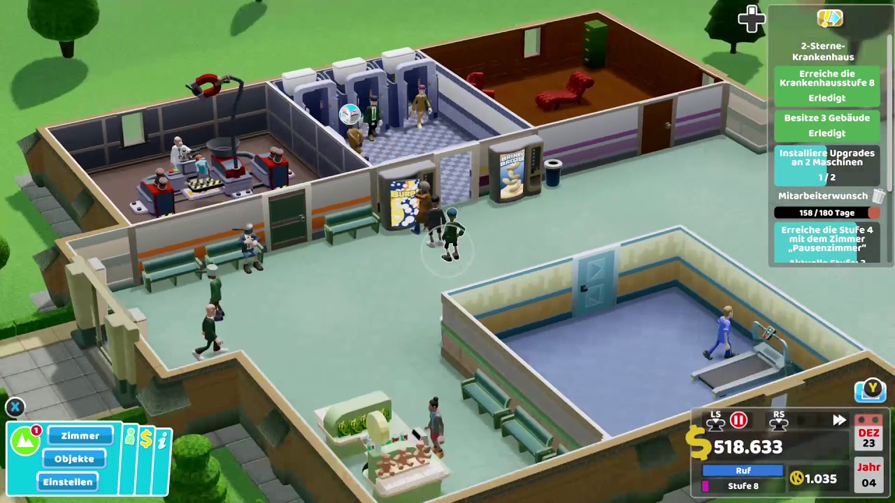 Two Point Hospital Live Gameplay 01 Xbox One X (Deutsch) YouTube