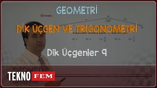 9. Sınıf Geometri̇ - Dik Üçgenler 9