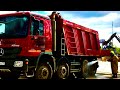 Новый Mercedes-Benz Actros 4141K Возим проходку. Карантин.