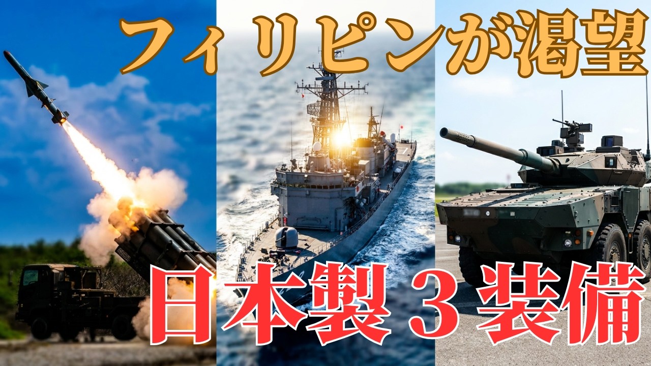 中国を止めるのは日本製兵器！フィリピンが欲しがる「3つの自衛隊装備」
