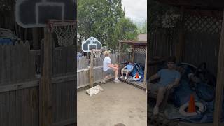 Craziest Backyard Basketball Alley-Oop