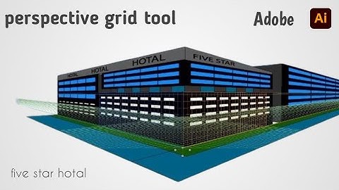 How to use the perspective grid tool in illustrator
