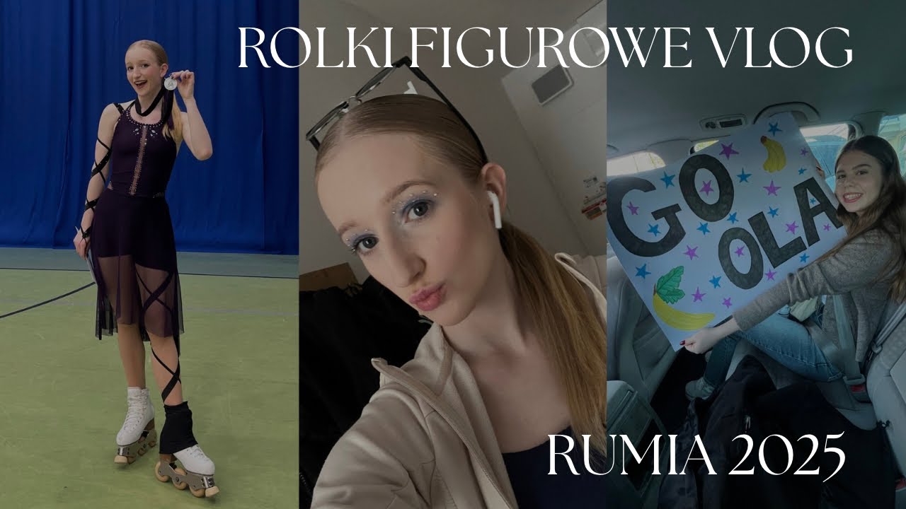 JAZDA FIGUROWA NA ROLKACH - VLOG Z ZAWODÓW 🛼🏆❤️ | Puchar Rumi 2025