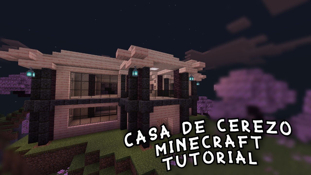 De las casas más bonitas de cerezo 🌸😍 #minecraft #minecraftbuilding  #minecraftideas #minecrafttutorial #minecrafthouse…