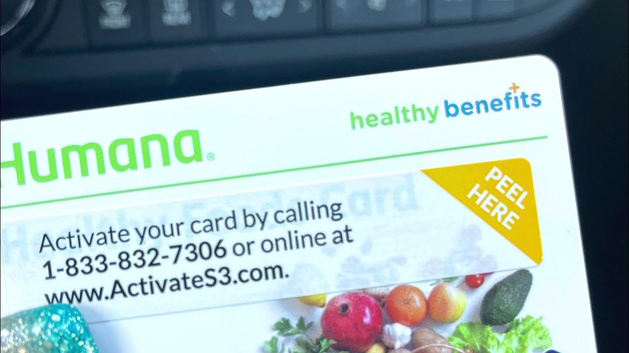 Humana Healthy Food Benefits Card YouTube