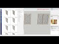 Raised panel doors in Sketchup