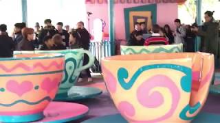 180201 LeeTeuk EunHyuk @ HK Disney - Tea Cups 1/2