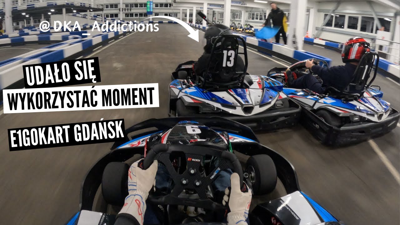 Czy uda się wyprzedzić @DKA_Karting? | E1GOKART Gdańsk 12.12.23 | doważanie 90 kg