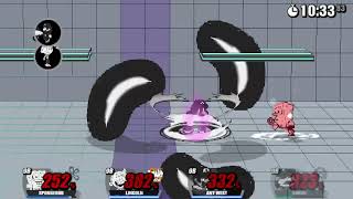 SSF2 Beta FMC: SpongeBob Vs Ant Vs Lincoln Vs Simon (Metal Mode)