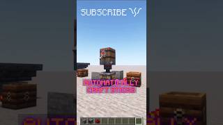 How to AUTOCRAFT STICKS using the CRAFTER in 1.21! | Redstone with PsiVolt #minecraft #redstone