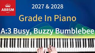 ABRSM Piano Grade In 2027-2028 A3 Busy, Buzzy Bumblebee by Ailie Robertson